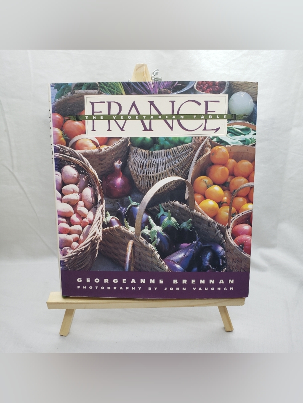 France The Vegetarian Table Georeanne Brennan Cookbook Hardcover